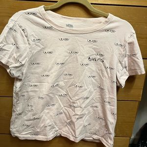 Women’s XL Vans cropped t shirt